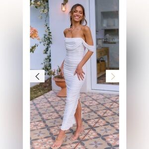 Billy J Kylie Maxi Dress - White